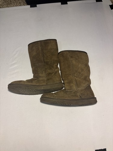 Ugg women fluffy warm brown - fluffy,