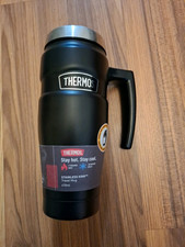 Thermos Stainless King Travel Mug Matt Black 470 ml 10–30% OFF – QUICK UK SALE