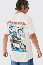 Boohoo Man JT Racing Honda Superbike T Shirt Oversized Size Medium BNWT