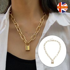 Hypoallergenic gold padlock - hypoallergenic,