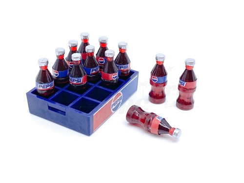 Scale pepsi crate and - 1:10,