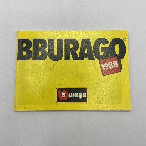 1988 bburago die cast car - 1988, die-cast