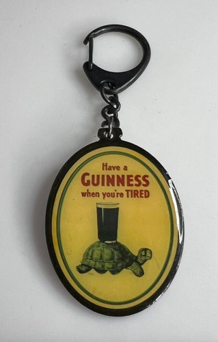 Guinness advertising keyring - guinness,