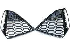 AUDI RS6 C8 2019-ON FRONT BUMPER PAIR GRILL TRIM MOULDING PDC LEFT & RIGHT SIDE