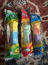 SpongeBob SquarePants PEZ dispensers (Patrick, Squidward, SpongeBob)