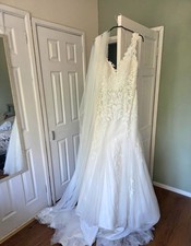 Gorgeous Wedding Dress Mermaid Fishtail Style Size 12