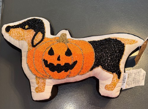 Beaded dachshund halloween - beaded,