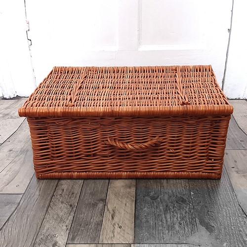 Large wicker picnic basket - large,