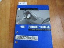 2007 BUELL Firebolt Models Official Factory Parts Catalog Book Manual