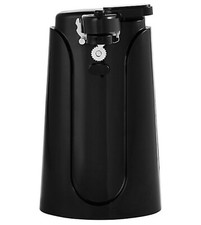 Black Electric Can Opener With