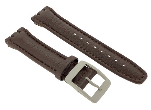 Brown genuine leather 19mm - genuine,