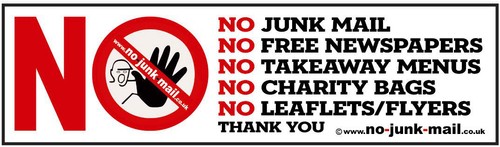 Junk mail letterbox - , no