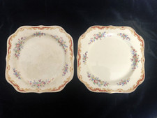 Johnson Brothers Victorian Square Dessert Plate Radcliffe Design x 2