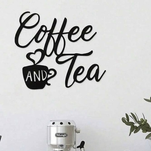 Coffee tea metal wall - metal,