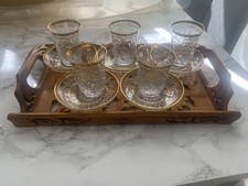 Stunning Turkish Tea Set of  5