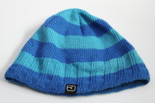 Ortovox blue cyan - striped, 100%