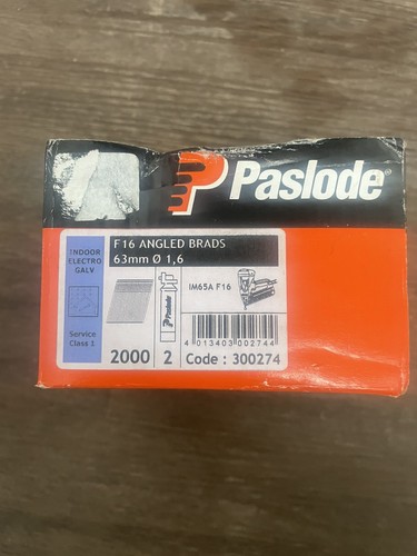 Paslode f16 6mm 63mm - 1.6mm,