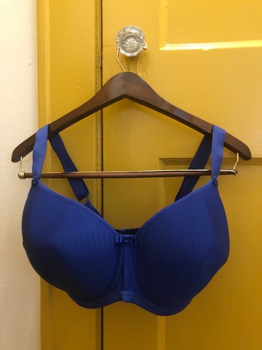 Freya blue moulded bra