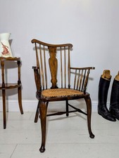 Antique Windsor Cane Armchair Country Farmhouse FREE POSTAGE 