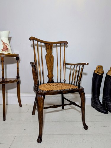 Antique windsor cane - cane, armchair