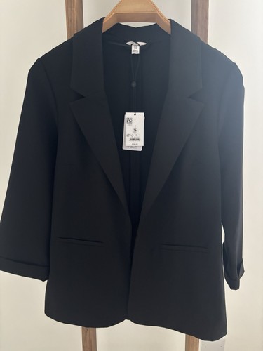 Women black blazer 12 - m&co,