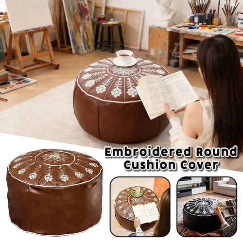 Bohemian floor pouf ottoman - bohemian,