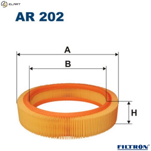 Air filter 202 for bedford - filter,