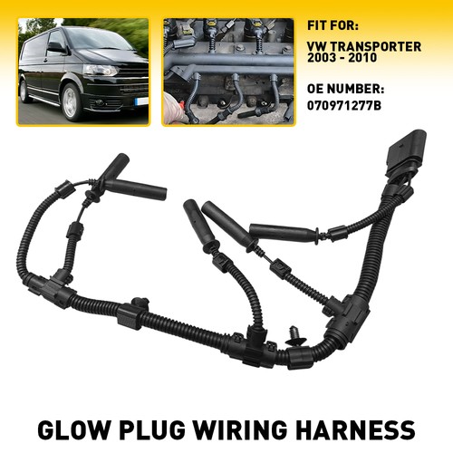 Glow plug wiring harness for - plug,