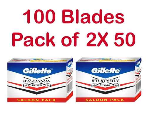 100 gillette wilkinson sword - gillette,