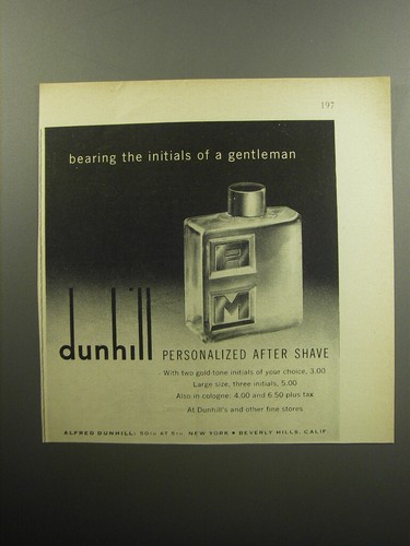 1957 dunhill personalized - 1957,