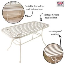 Vintage Iron Slatted Garden