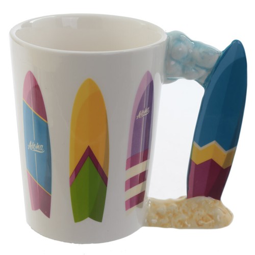 Surf board shaped handle - shaped,