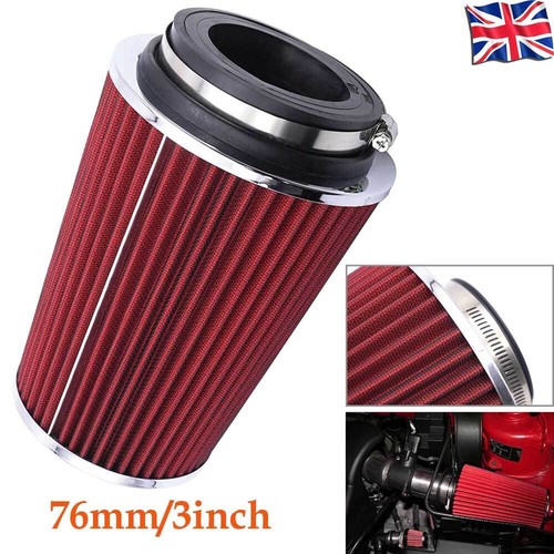 Red 76mm inlet cold air - 76mm,