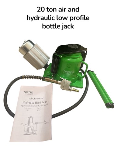 Air hydraulic bottle jack - air,