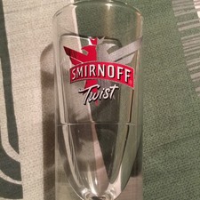 Smirnoff  Twist Double Shot Glass 6" Vodka Man Cave Bar 