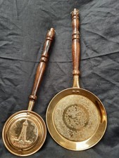 Vintage Brass Warming Pan and