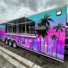 Large catering trailer food - large,