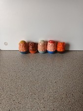 Family of 5 Vintage Weebles
