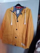 Cotton Joules Rainy Day Yellow Jacket 18 Excellent Condition with Hood
