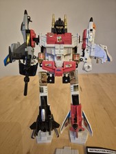 Vintage Hasbro Transformers G1 Complete Aerialbots Superion  Combiner Set