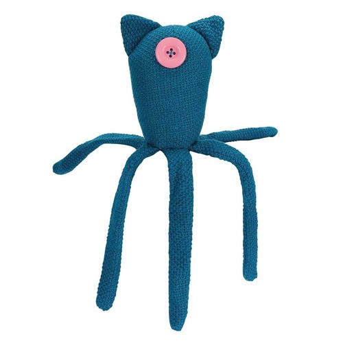 Crocheted one eyed octopus - crocheted, one-eyed
