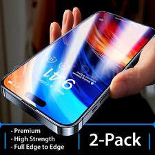 Full Cover Screen Protector For iPhone 6 7 8 SE XR 11 12 13 14 15 Pro Max Glass