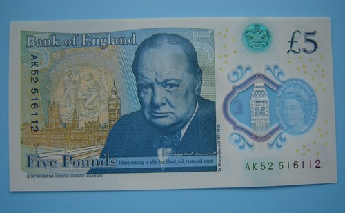 Serial new five pound - ak,