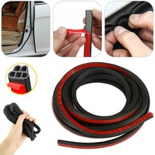 Universal Soundproof Car Door Edge Trim 5M Mould Seal Strip Rubber Weatherstrip