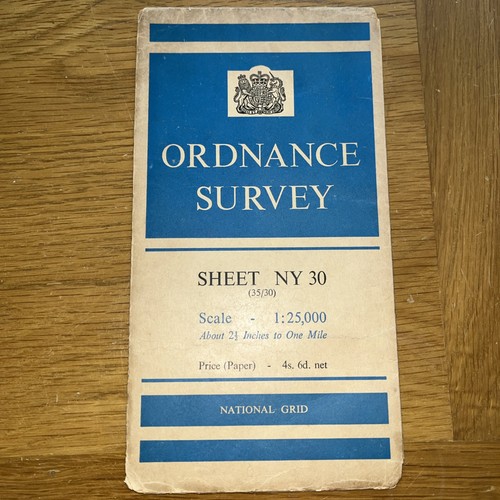 Vintage ordnance survey first - ordnance,