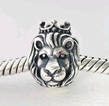 Genuine Pandora Bracelet Charm - Silver King Of The Jungle Lion Charm S925 ALE
