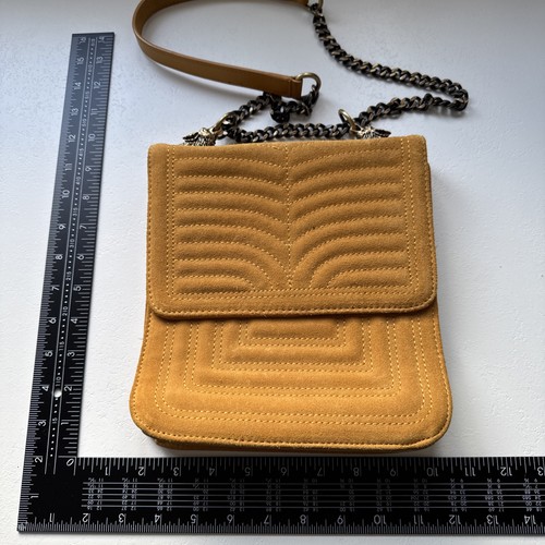 Zara women suede - suede, mustard