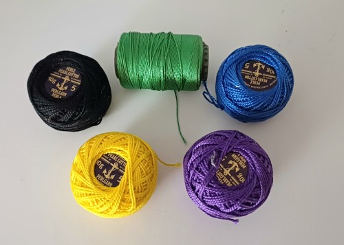 Anchor pearl cotton - pearl, 10g