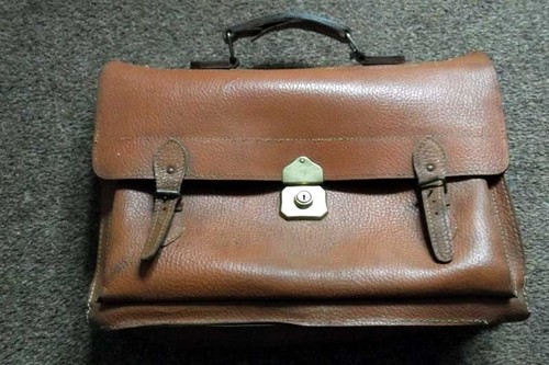Vintage 1960s school satchel - school, /