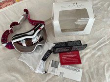 Oakley Ski Goggles - VGC - Stockholm White Arcade Plaid c/w box/bag